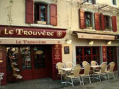 ресторан на горнолыжном курорте во Франции
